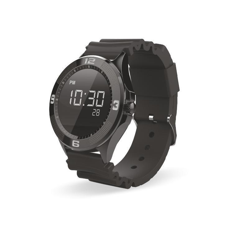 TECHMADE Smartwatch Techmade Techwatch Round Full nero